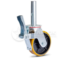 Rodízio com trava de Poliuretano